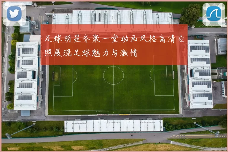 足球明星齐聚一堂动画风格高清合照展现足球魅力与激情